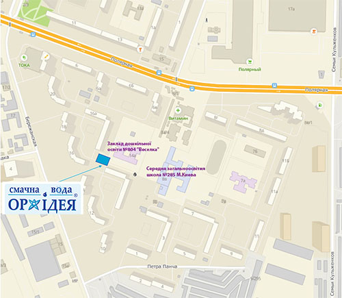 карта смачна вода Орхідея