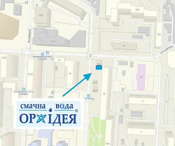 карта смачна вода Орхідея